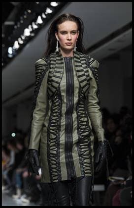 . 08 01 2017. London, United Kingdom. London Fashion Week Men s 2017. Fashion designer KTZ on display at the BFC Show Space on the Strand, London, UK.  xBenxStevensx xi-Imagesx IIM-14128-0016