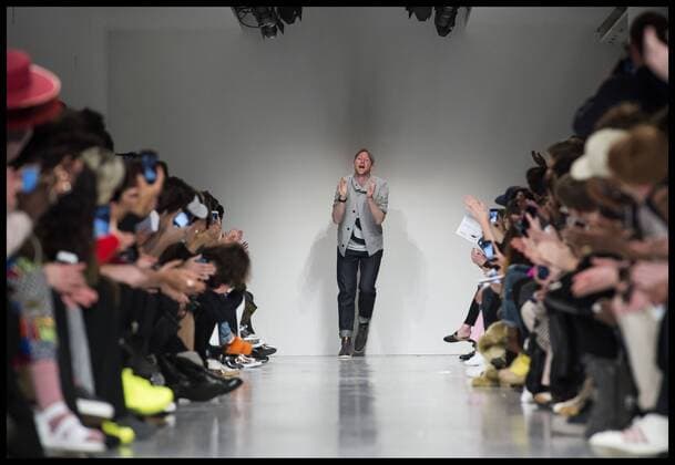 . 08 01 2017. London, United Kingdom. London Fashion Week Men s 2017. Fashion designer Christopher Raeburn on display at the BFC Show Space on The Strand, London, UK.  xBenxStevensx xi-Imagesx IIM-14130-0012