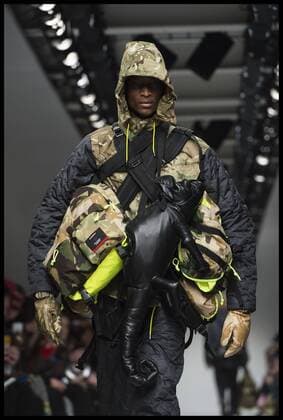 . 08 01 2017. London, United Kingdom. London Fashion Week Men s 2017. Fashion designer Christopher Raeburn on display at the BFC Show Space on The Strand, London, UK.  xBenxStevensx xi-Imagesx IIM-14130-0010