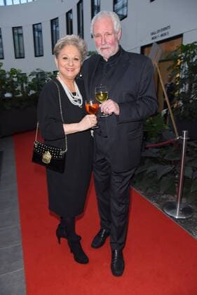 Dagmar Frederic mit Eehemann Klaus Lenk 6. Smago Award im Mercure Hotel Moa in Berlin Moabit am 08.01.2017