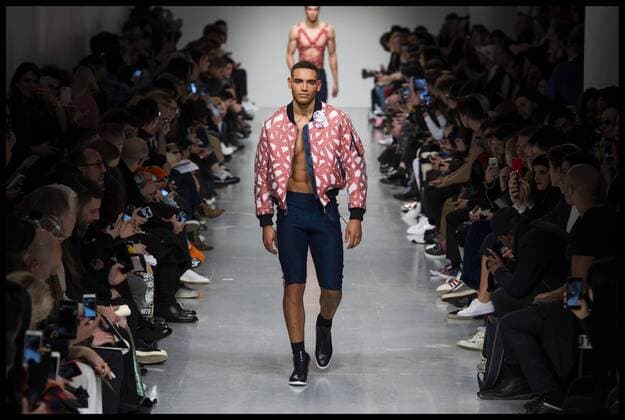 . 08 01 2017. London, United Kingdom. London Fashion Week Men s 2017. Designer, Sibling, on display at the BFC Show Space, The Strand, London, UK.  xBenxStevensx xi-Imagesx IIM-14131-0004