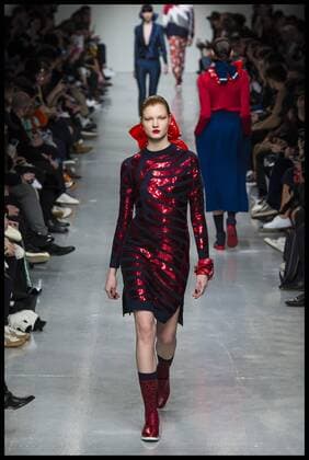. 08 01 2017. London, United Kingdom. London Fashion Week Men s 2017. Designer, Sibling, on display at the BFC Show Space, The Strand, London, UK.  xBenxStevensx xi-Imagesx IIM-14131-0006