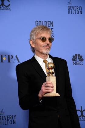 Billy Bob Thornton, winner of the award for Best Performance by an Actor in a Television Series - Drama appears backstage during the 74th annual Golden Globe Awards at the Beverly Hilton Hotel in Beverly Hills, California on January 8, 2017.  LAP20170108458 JIMxRUYMEN