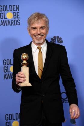Billy Bob Thornton, winner of the award for Best Performance by an Actor in a Television Series - Drama appears backstage during the 74th annual Golden Globe Awards at the Beverly Hilton Hotel in Beverly Hills, California on January 8, 2017.  LAP20170108462 JIMxRUYMEN