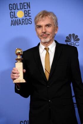 Billy Bob Thornton, winner of the award for Best Performance by an Actor in a Television Series - Drama appears backstage during the 74th annual Golden Globe Awards at the Beverly Hilton Hotel in Beverly Hills, California on January 8, 2017.  LAP20170108467 JIMxRUYMEN