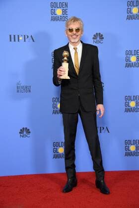 Jan 8, 2017 - Beverly Hills, California, U.S - After winning the category of BEST PERFORMANCE BY AN ACTOR IN A TELEVISION SERIES DRAMA for his role in Goliath, actor BILLY BOB THORNTON poses backstage in the press room with his Golden Globe Award at the 74th Annual Golden Globe Awards at the Beverly Hilton in Beverly Hills, CA on Sunday, January 8, 2017. Beverly Hills U.S - ZUMAz03_ 20170108_sha_z03_459