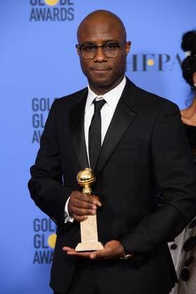Jan 8, 2017 - Beverly Hills, California, U.S - For BEST MOTION PICTURE DRAMA, the Golden Globe is awarded to Moonlight, directed by Barry Jenkins. BARRY JENKINS poses with the award backstage in the press room at the 74th Annual Golden Globe Awards at the Beverly Hilton in Beverly Hills, CA on Sunday, January 8, 2017. Beverly Hills U.S - ZUMAz03_ 20170108_sha_z03_563