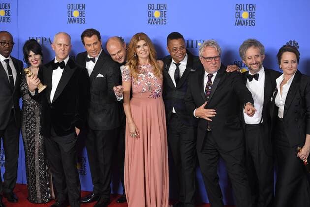 January 8, 2017 - Los Angeles, California, U.S. - The Cast of The People v. O.J. Simpson: American Crime story celebrates during the 74th Annual Golden Globe Awards, at The Beverly Hilton in Beverly Hills. Los Angeles U.S. - ZUMAz03_ 20170108_zbp_z03_332