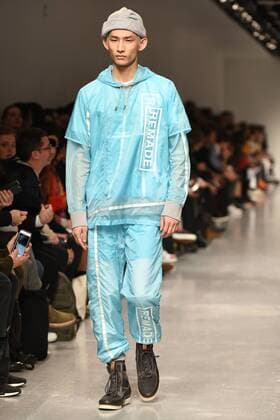January 8, 2017 - London, United Kingdom - The model walk down the catwalk wearing Christopher Raeburn s AW17 at London Fashion Week Men on Jan 6th 2017. London United Kingdom  - ZUMAn230 20170108_zaa_n230_523