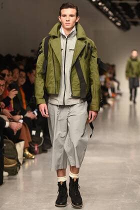 January 8, 2017 - London, United Kingdom - The model walk down the catwalk wearing Christopher Raeburn s AW17 at London Fashion Week Men on Jan 6th 2017. London United Kingdom  - ZUMAn230 20170108_zaa_n230_526