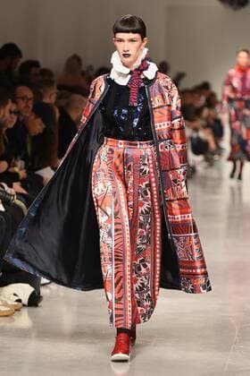 January 8, 2017 - London, United Kingdom - The model walk down the catwalk wearing Sibling s AW17 at London Fashion Week Men on Jan 8th 2017. London United Kingdom  - ZUMAn230 20170108_zaa_n230_654