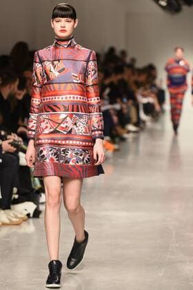 January 8, 2017 - London, United Kingdom - The model walk down the catwalk wearing Sibling s AW17 at London Fashion Week Men on Jan 8th 2017. London United Kingdom  - ZUMAn230 20170108_zaa_n230_638