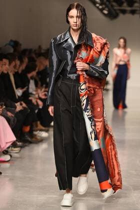 January 8, 2017 - London, United Kingdom - The model walk down the catwalk wearing Ximon Lee s AW17 at London Fashion Week Men on Jan 8th 2017. London United Kingdom  - ZUMAn230 20170108_zaa_n230_631