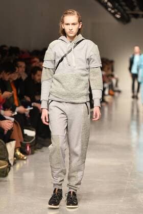 January 8, 2017 - London, United Kingdom - The model walk down the catwalk wearing Christopher Raeburn s AW17 at London Fashion Week Men on Jan 6th 2017. London United Kingdom  - ZUMAn230 20170108_zaa_n230_534