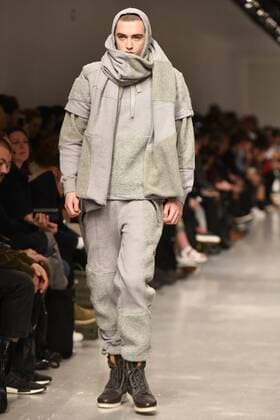 January 8, 2017 - London, United Kingdom - The model walk down the catwalk wearing Christopher Raeburn s AW17 at London Fashion Week Men on Jan 6th 2017. London United Kingdom  - ZUMAn230 20170108_zaa_n230_541