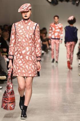 January 8, 2017 - London, United Kingdom - The model walk down the catwalk wearing Sibling s AW17 at London Fashion Week Men on Jan 8th 2017. London United Kingdom  - ZUMAn230 20170108_zaa_n230_547