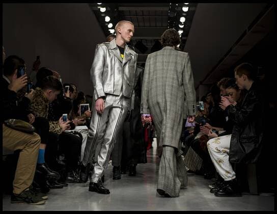 . 09 01 2017. London, United Kingdom. London Fashion Week Men s 2017. Designer John Lawrence Sullivan on display at the BFC Show Space on the Strand, London, UK.  xBenxStevensx xi-Imagesx IIM-14138-0014