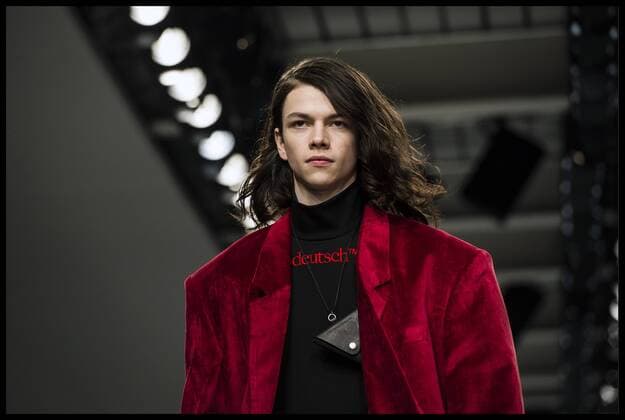 . 09 01 2017. London, United Kingdom. London Fashion Week Men s 2017. Designer John Lawrence Sullivan on display at the BFC Show Space on the Strand, London, UK.  xBenxStevensx xi-Imagesx IIM-14138-0004