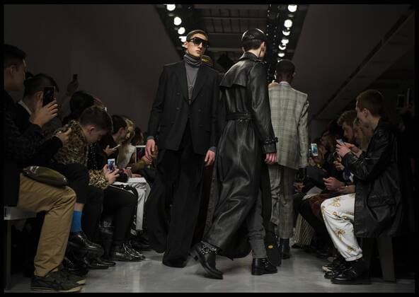 . 09 01 2017. London, United Kingdom. London Fashion Week Men s 2017. Designer John Lawrence Sullivan on display at the BFC Show Space on the Strand, London, UK.  xBenxStevensx xi-Imagesx IIM-14138-0007
