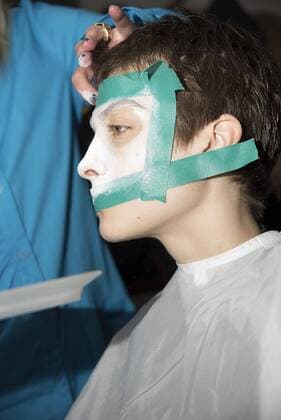 London: Backstage Vivienne Westwood Fashion Show General backstage and atmosphere at Vivienne Westwood s fashion show during London Fashion Week Men s 2017 to present the AW 17 18.  AlbertoxPezzali