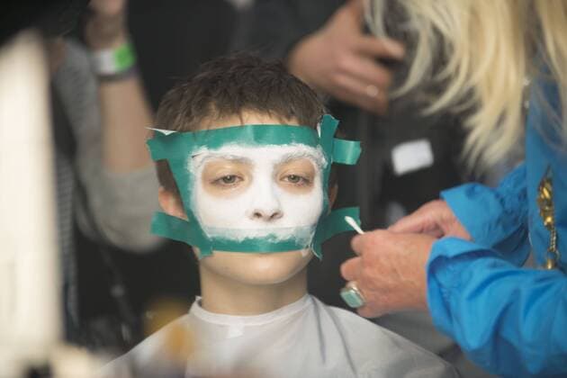 London: Backstage Vivienne Westwood Fashion Show General backstage and atmosphere at Vivienne Westwood s fashion show during London Fashion Week Men s 2017 to present the AW 17 18.  AlbertoxPezzali