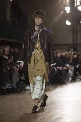 London: Vivienne Westwood Fashion Show Vivienne Westwood s runway at LFW Men s January 2017. A model walks the runway at the Vivienne Westwood show during London Fashion Week Men s collections at Seymour Leisure Centre. Dame Vivienne Isabel Westwood is a British fashion designer and businesswoman, largely responsible for bringing modern punk and new wave fashions into the mainstream. Westwood came to public notice when she made clothes for Malcolm McLaren s boutique in the King s Road, which became famous as SEX  AlbertoxPezzali