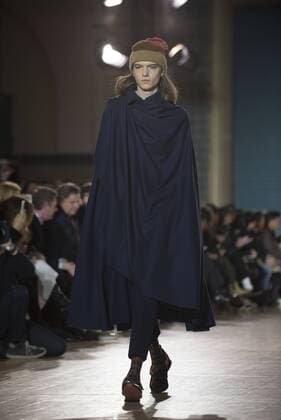 London: Vivienne Westwood Fashion Show Vivienne Westwood s runway at LFW Men s January 2017. A model walks the runway at the Vivienne Westwood show during London Fashion Week Men s collections at Seymour Leisure Centre. Dame Vivienne Isabel Westwood is a British fashion designer and businesswoman, largely responsible for bringing modern punk and new wave fashions into the mainstream. Westwood came to public notice when she made clothes for Malcolm McLaren s boutique in the King s Road, which became famous as SEX  AlbertoxPezzali