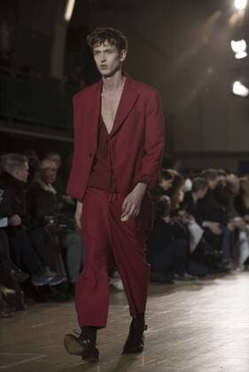 London: Vivienne Westwood Fashion Show Vivienne Westwood s runway at LFW Men s January 2017. A model walks the runway at the Vivienne Westwood show during London Fashion Week Men s collections at Seymour Leisure Centre. Dame Vivienne Isabel Westwood is a British fashion designer and businesswoman, largely responsible for bringing modern punk and new wave fashions into the mainstream. Westwood came to public notice when she made clothes for Malcolm McLaren s boutique in the King s Road, which became famous as SEX  AlbertoxPezzali