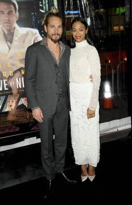Zoe Saldana & husband Marco Perego Saldana LIVE BY NIGHT FILM PREMIERE Hollywood Patrick Rideaux PicturePerfect