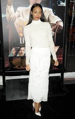Zoe Saldana LIVE BY NIGHT FILM PREMIERE Hollywood Patrick Rideaux PicturePerfect