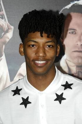 Elfrid Payton LIVE BY NIGHT FILM PREMIERE Hollywood Patrick Rideaux PicturePerfect
