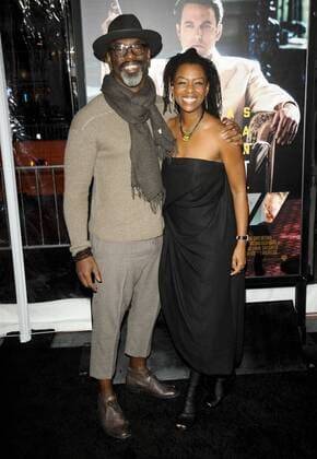 Isaiah Washington & wife Jenisa Garland LIVE BY NIGHT FILM PREMIERE Hollywood Patrick Rideaux PicturePerfect