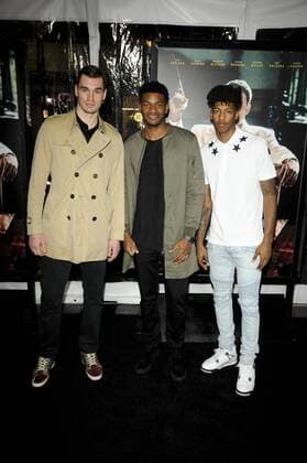 Mario Hezonja, CJ Wilcox & Elfrid Payton LIVE BY NIGHT FILM PREMIERE Hollywood Patrick Rideaux PicturePerfect