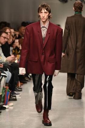 January 9, 2017 - London, England, United Kingdom - A model walks the runway at John Lawrence Sullivan during London Fashion Week Men s January 2017 collections at BFC Show Space on January 9, 2017 in London, England. London United Kingdom  - ZUMAn230 20170109_zaa_n230_078