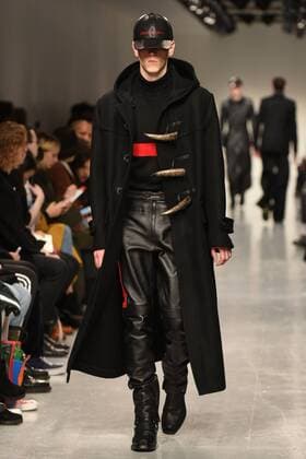 January 9, 2017 - London, England, United Kingdom - A model walks the runway at John Lawrence Sullivan during London Fashion Week Men s January 2017 collections at BFC Show Space on January 9, 2017 in London, England. London United Kingdom  - ZUMAn230 20170109_zaa_n230_081