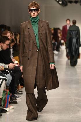January 9, 2017 - London, England, United Kingdom - A model walks the runway at John Lawrence Sullivan during London Fashion Week Men s January 2017 collections at BFC Show Space on January 9, 2017 in London, England. London United Kingdom  - ZUMAn230 20170109_zaa_n230_084