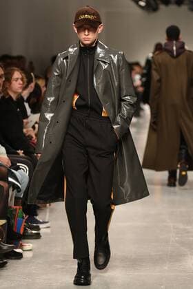 January 9, 2017 - London, England, United Kingdom - A model walks the runway at John Lawrence Sullivan during London Fashion Week Men s January 2017 collections at BFC Show Space on January 9, 2017 in London, England. London United Kingdom  - ZUMAn230 20170109_zaa_n230_087