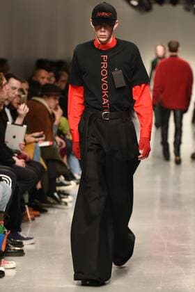 January 9, 2017 - London, England, United Kingdom - A model walks the runway at John Lawrence Sullivan during London Fashion Week Men s January 2017 collections at BFC Show Space on January 9, 2017 in London, England. London United Kingdom  - ZUMAn230 20170109_zaa_n230_097