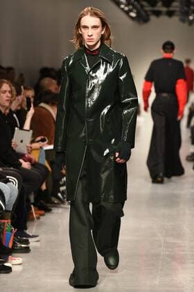 January 9, 2017 - London, England, United Kingdom - A model walks the runway at John Lawrence Sullivan during London Fashion Week Men s January 2017 collections at BFC Show Space on January 9, 2017 in London, England. London United Kingdom  - ZUMAn230 20170109_zaa_n230_100