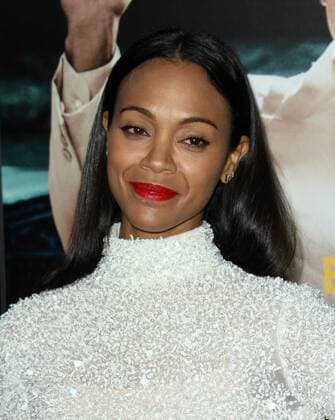 January 9, 2017 - Los Angeles, CA, United States - 9 January 2017 - Los Angeles, California - Zoe Saldana. Live By Night World Premiere held at the TCL Chinese Theatre. Photo Credit: AdMedia Los Angeles United States - ZUMAa123 20170109_zaa_a123_196