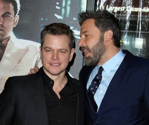 January 9, 2017 - Los Angeles, CA, United States - 9 January 2017 - Los Angeles, California - Matt Damon and Ben Affleck. Live By Night World Premiere held at the TCL Chinese Theatre. Photo Credit: AdMedia Los Angeles United States - ZUMAa123 20170109_zaa_a123_232