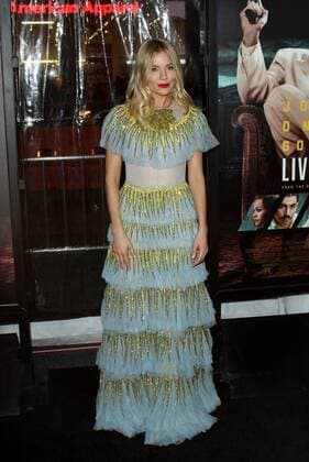 January 9, 2017 - Los Angeles, CA, United States - 9 January 2017 - Los Angeles, California - Sienna Miller. Live By Night World Premiere held at the TCL Chinese Theatre. Photo Credit: AdMedia Los Angeles United States - ZUMAa123 20170109_zaa_a123_239