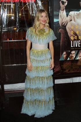 January 9, 2017 - Los Angeles, CA, United States - 9 January 2017 - Los Angeles, California - Sienna Miller. Live By Night World Premiere held at the TCL Chinese Theatre. Photo Credit: AdMedia Los Angeles United States - ZUMAa123 20170109_zaa_a123_244
