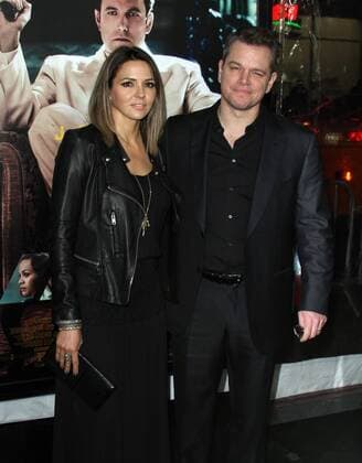 January 9, 2017 - Los Angeles, CA, United States - 9 January 2017 - Los Angeles, California - Matt Damon with wife Luciana Barroso. Live By Night World Premiere held at the TCL Chinese Theatre. Photo Credit: AdMedia Los Angeles United States - ZUMAa123 20170109_zaa_a123_251