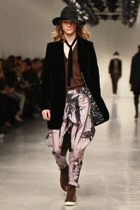 January 9, 2017 - London, United Kingdom - A model walks the runway at the Songzio Autumn Winter 2017 fashion show during London Menswear Fashion Week on January 9, 2017 in London, United Kingdom. London United Kingdom  - ZUMAn230 20170109_zaa_n230_110