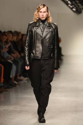 January 9, 2017 - London, United Kingdom - A model walks the runway at the Songzio Autumn Winter 2017 fashion show during London Menswear Fashion Week on January 9, 2017 in London, United Kingdom. London United Kingdom  - ZUMAn230 20170109_zaa_n230_112