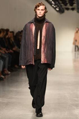 January 9, 2017 - London, United Kingdom - A model walks the runway at the Songzio Autumn Winter 2017 fashion show during London Menswear Fashion Week on January 9, 2017 in London, United Kingdom. London United Kingdom  - ZUMAn230 20170109_zaa_n230_116