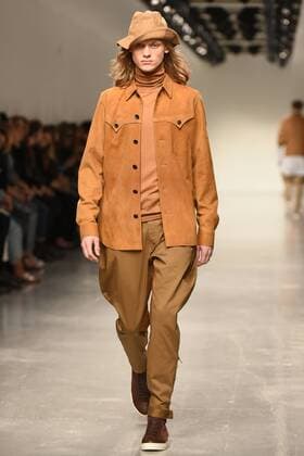 January 9, 2017 - London, United Kingdom - A model walks the runway at the Songzio Autumn Winter 2017 fashion show during London Menswear Fashion Week on January 9, 2017 in London, United Kingdom. London United Kingdom  - ZUMAn230 20170109_zaa_n230_130