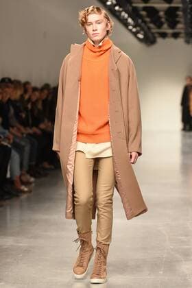 January 9, 2017 - London, United Kingdom - A model walks the runway at the Songzio Autumn Winter 2017 fashion show during London Menswear Fashion Week on January 9, 2017 in London, United Kingdom. London United Kingdom  - ZUMAn230 20170109_zaa_n230_132