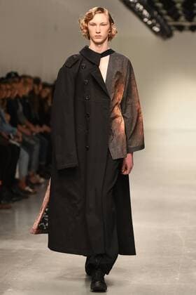 January 9, 2017 - London, United Kingdom - A model walks the runway at the Songzio Autumn Winter 2017 fashion show during London Menswear Fashion Week on January 9, 2017 in London, United Kingdom. London United Kingdom  - ZUMAn230 20170109_zaa_n230_134